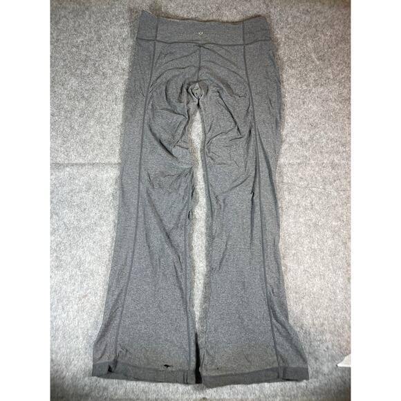 Lululemon Pants Womens 10 Gray Groove Bootcut Mid Rise Pull On Stretch Yoga - Picture 1 of 6